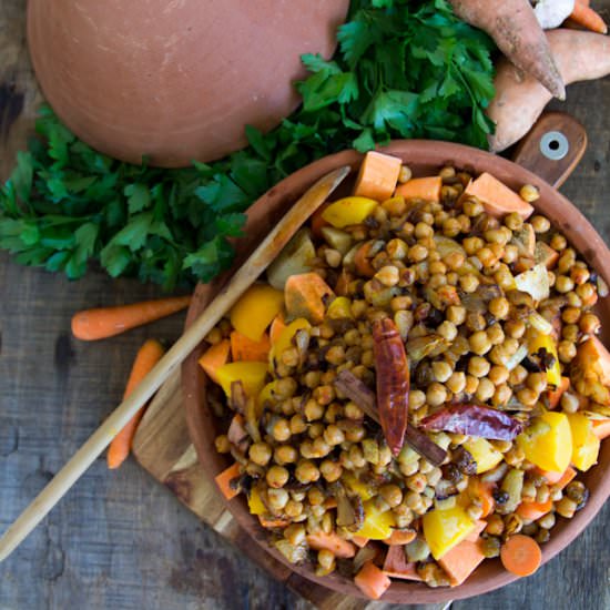 Orange Vegetables Tagine