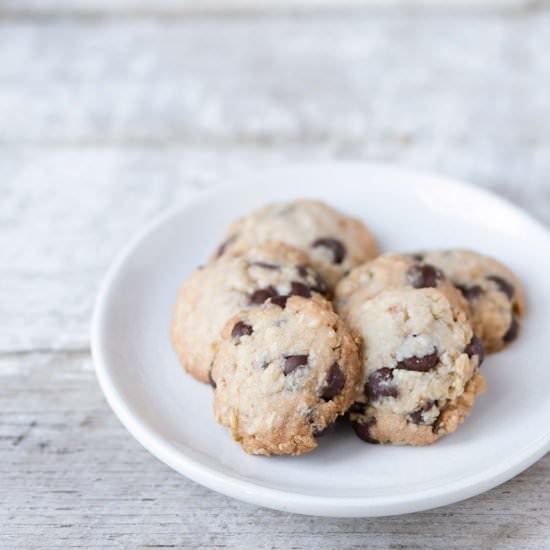 Chocolate Chip Shortbread Cookies