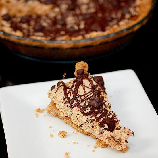 Double Peanut Butter Cheesecake Pie