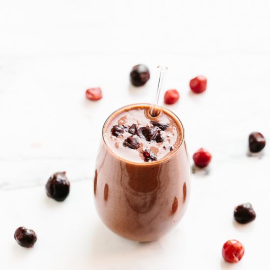 Chocolate Covered Cherry Smoothie