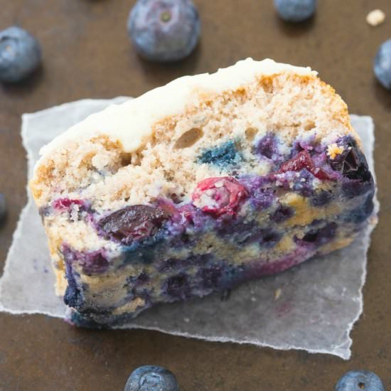 Flourless Blueberry Breakfast Cake