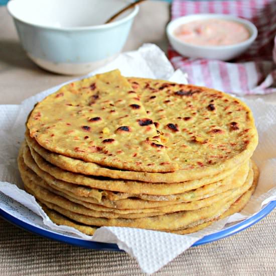 Lentil Stuffed Flat Breads