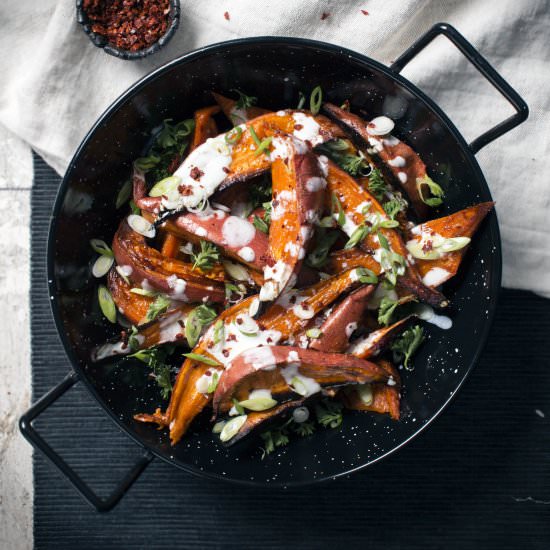 Roasted Yams with Honey