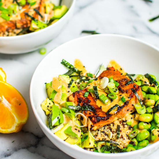 Salmon Sushi Bowls