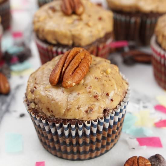 Bourbon Ball Cupcakes