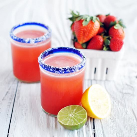 Fresh Strawberry Margaritas