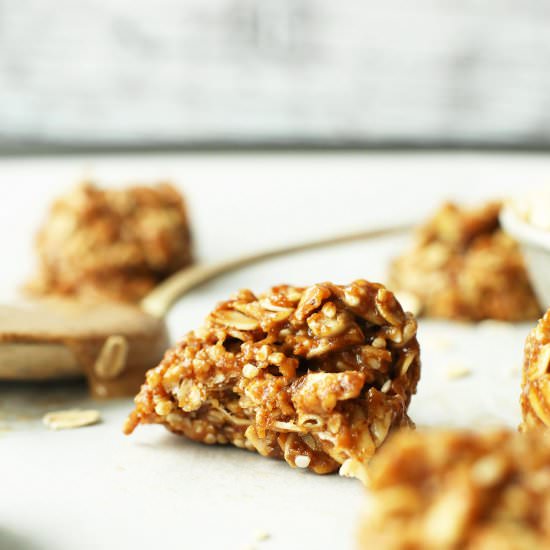 Almond Butter No Bake Cookies