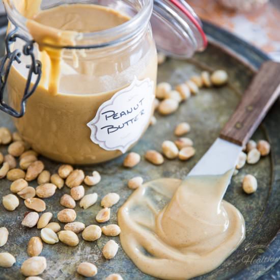 Homemade Creamy Peanut Butter