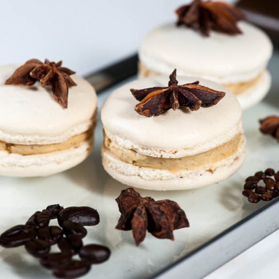 Star Anise Espresso Macaron