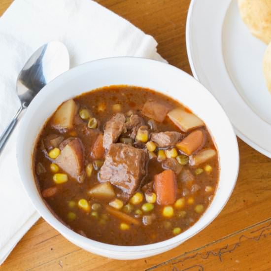 Crockpot Veggie Beef Stew