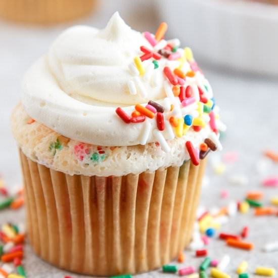 Half Dozen Funfetti Cupcakes