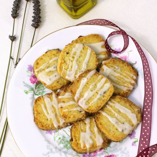 Lemon Lavender Olive Oil Shortbread