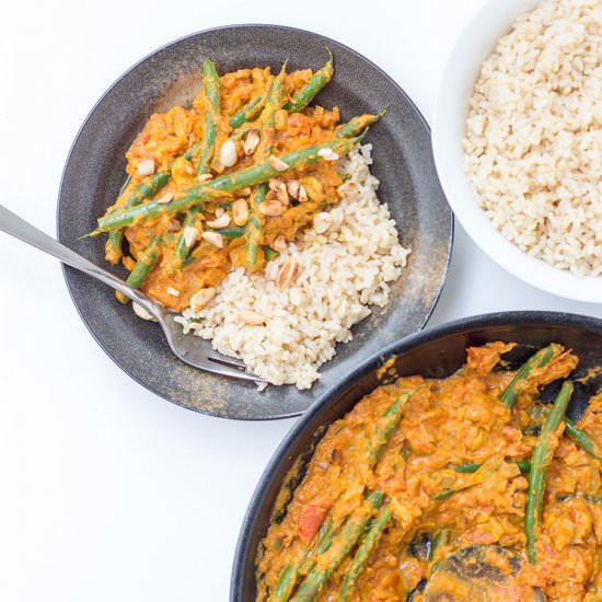 Peanut and Green Bean Curry