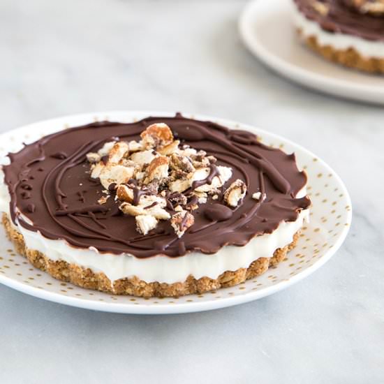 Banana Coconut Pretzel Tarts