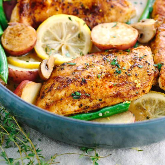One Pot Meal Lemon Chicken Recipe
