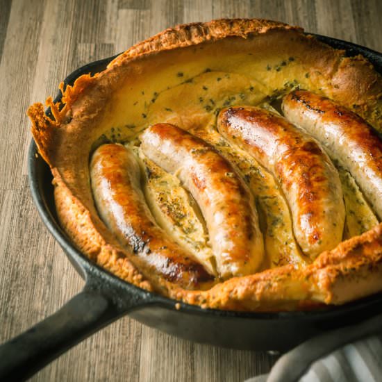 Skillet Toad in the Hole