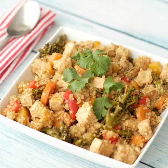 Baked Tofu and Vegetable Casserole