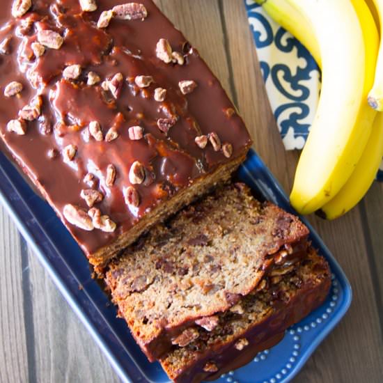 CHOCOLATE CHIP BANANA NUT BREAD