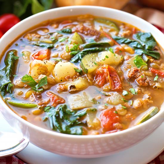 Tuscan Lentil Soup