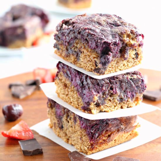 Almond Butter Berry Bars