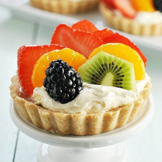 Rainbow Fruit Tartlets