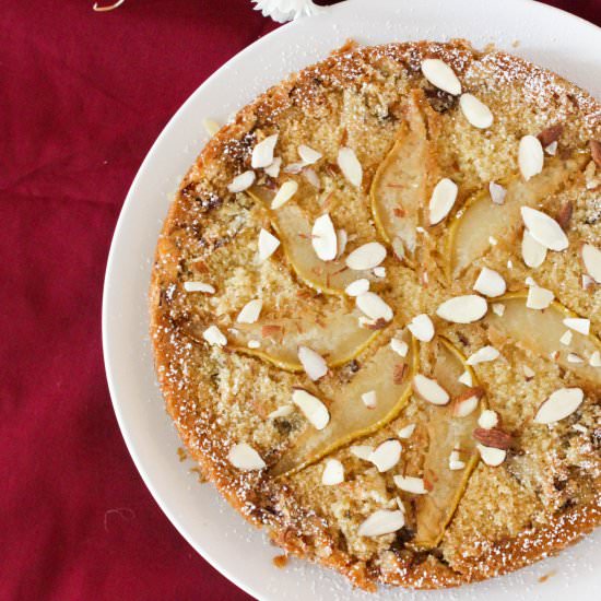 Almond Pear Torte