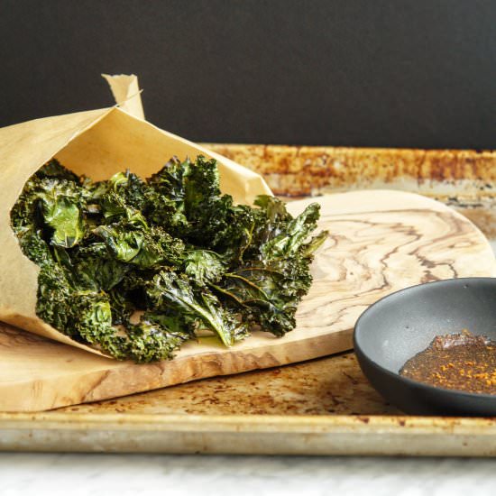 Paprika & Parmesan Kale Chips