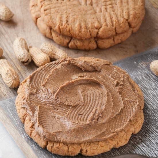 Jumbo Peanut Butter Cookies