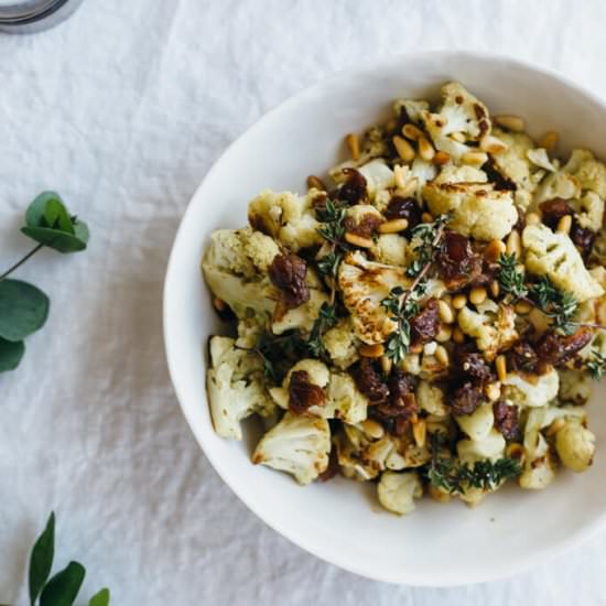 Za’atar Roasted Cauliflower