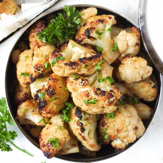 Miso Roasted Cauliflower