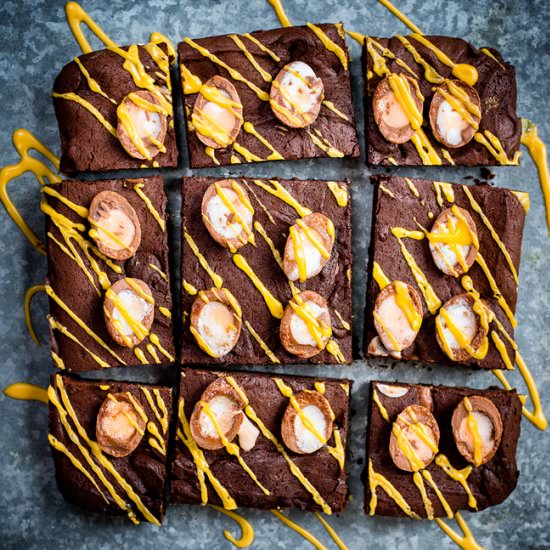 Creme Egg Brownies