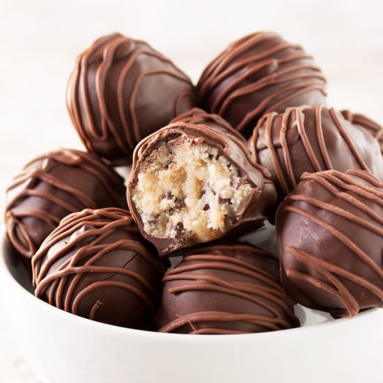 Triple Chocolate Cookie Dough Truff