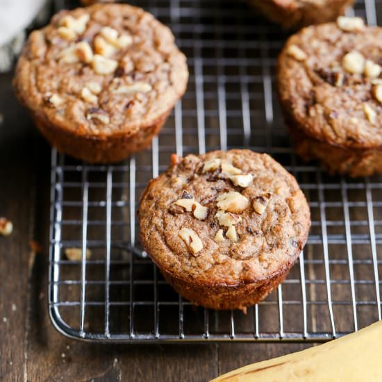 Paleo Banana Nut Muffins