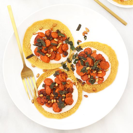 Dairy-Free Savory Chickpea Pancakes
