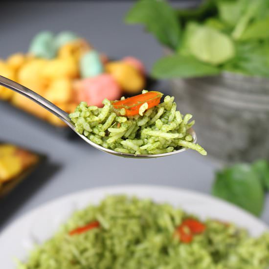Capsicum Spinach Rice