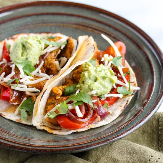 Easy Weeknight Chicken Fajitas