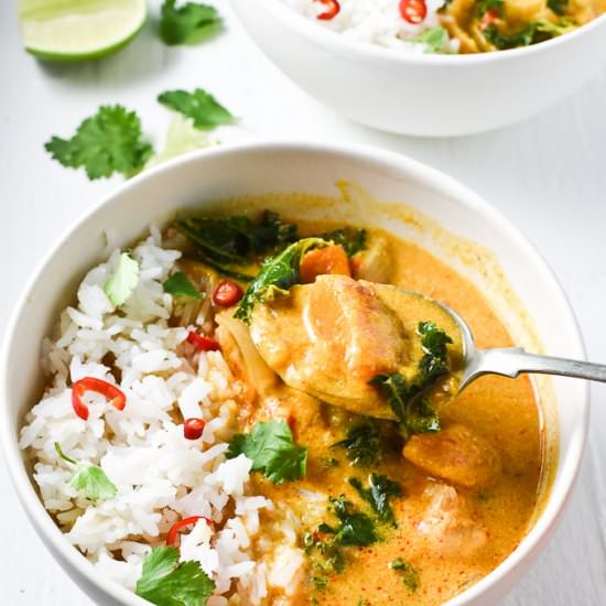 Crock Pot Thai Chicken Curry