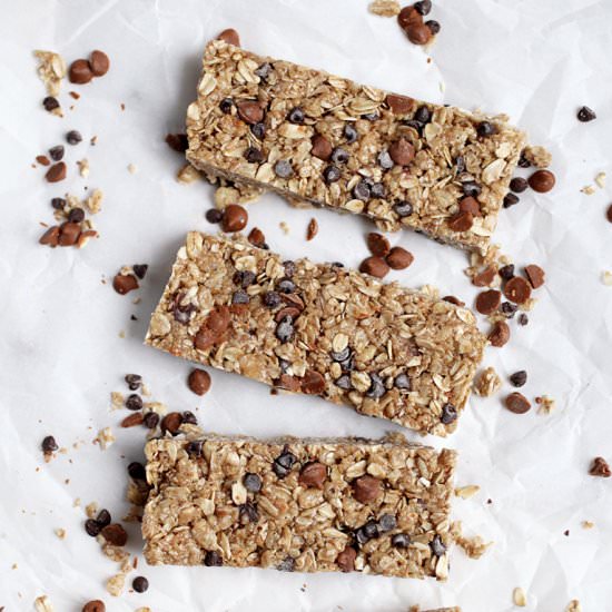 Cinnamon Peanut Butter Granola Bars