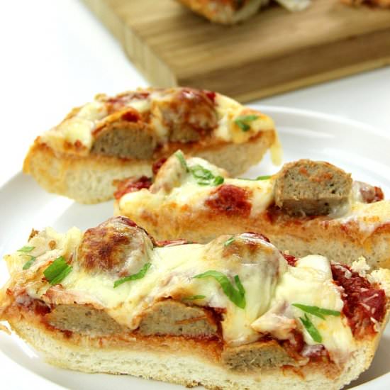 Meatball Sub Cheesy Bread