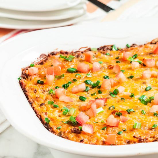 Mexican Breakfast Potato Bake