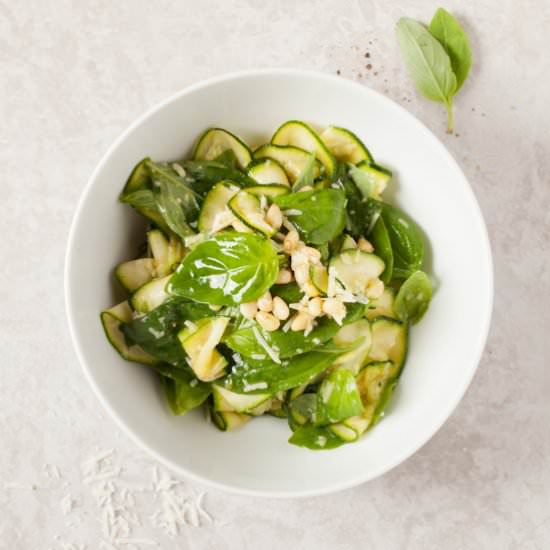 Zucchini Basil Salad