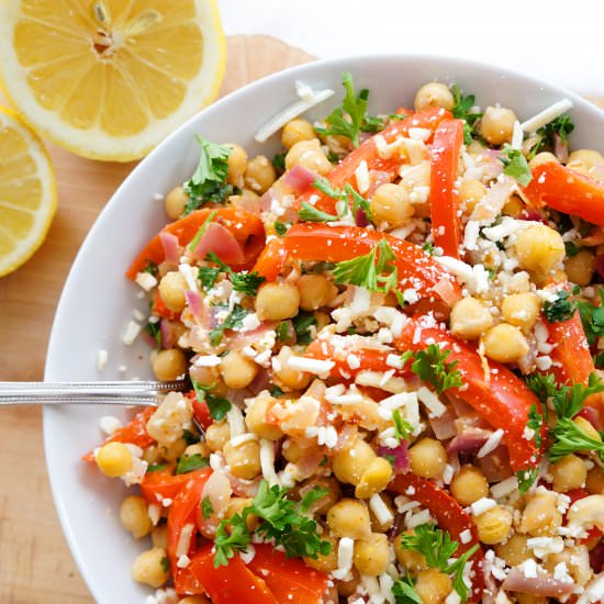 Mediterranean Chickpea Salad