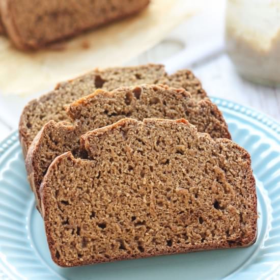 Dairy-free Whole Wheat Banana Bread