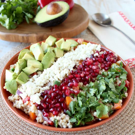 Couscous Avocado Salad
