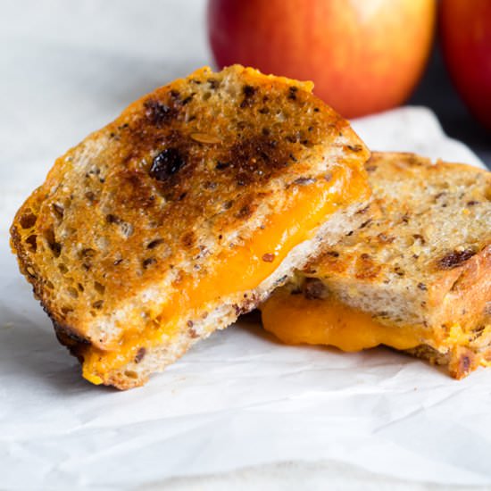 Raisin Bread Grilled Cheese