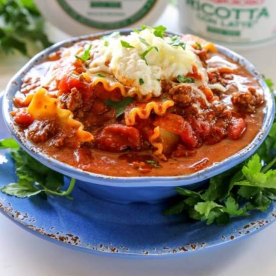 Lasagna Soup