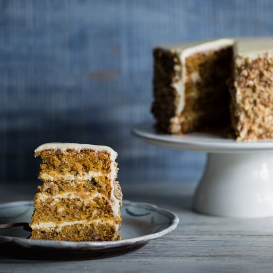 Classic carrot cake