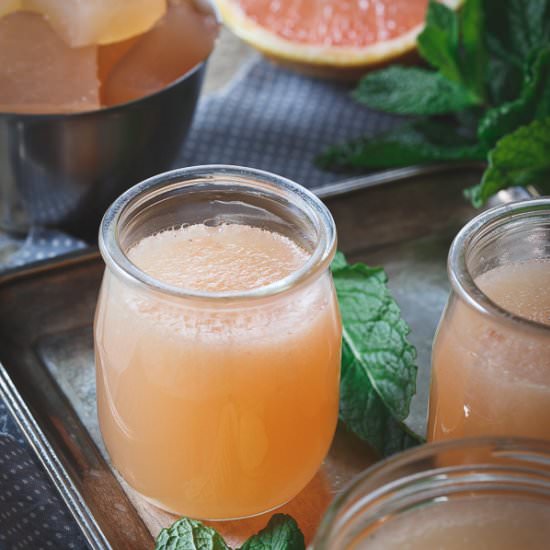 Sparkling Grapefruit Jello