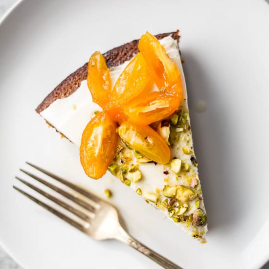 Pistachio Olive Oil Cake