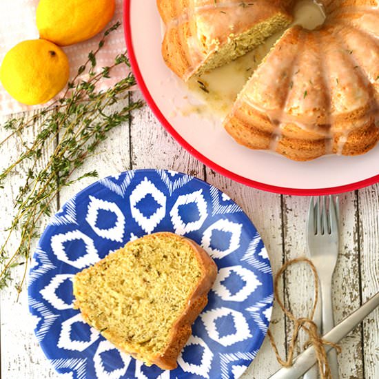 Lemon and Thyme Bundt Cake